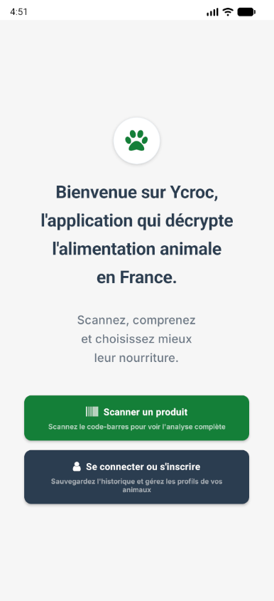 Ycroc Accueil